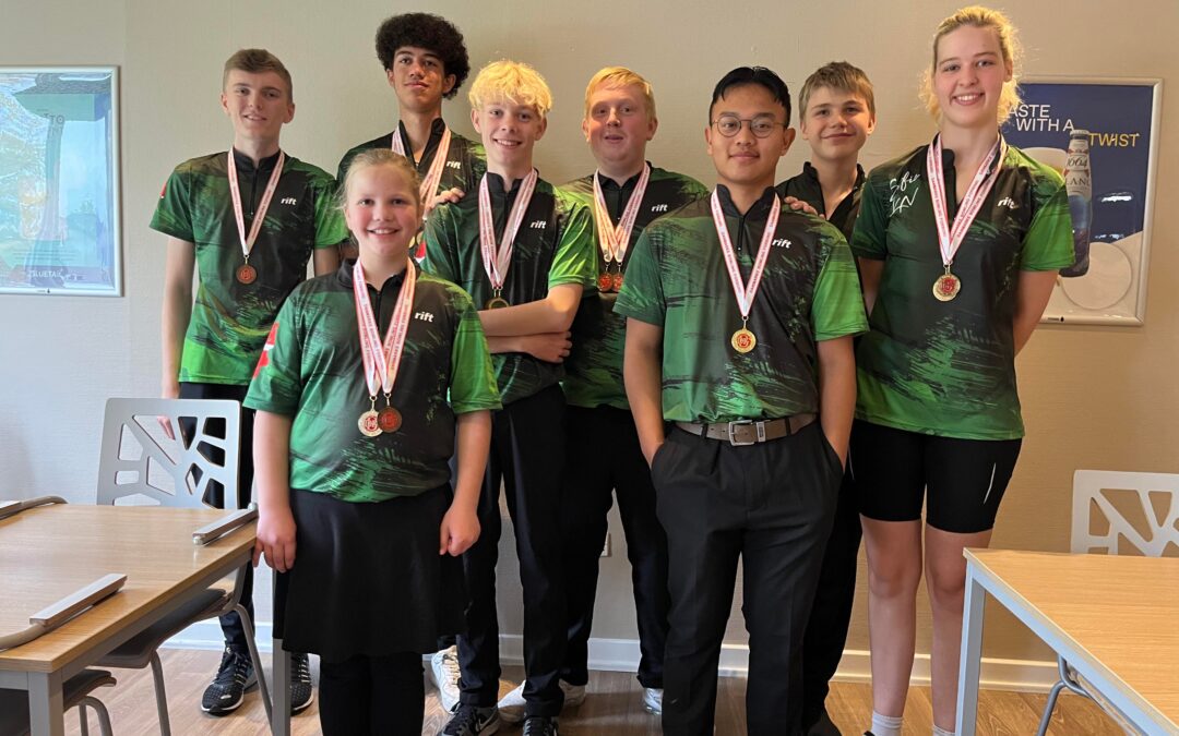 Medaljeregn til ungdommens Østmesterskab 2022